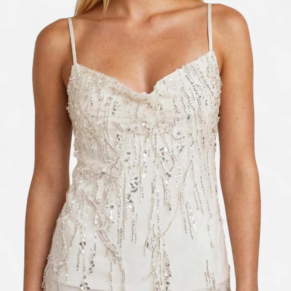 Fashion Nova Women's White and Cream Blouse